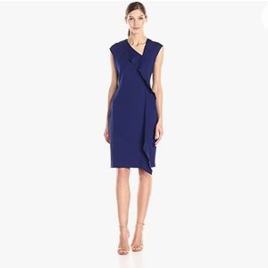 Anne Klein Ruffle Dress, Ultramarine